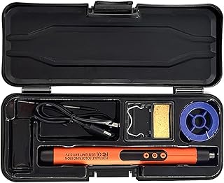 Cordless Soldering Iron Kits USB Rechargeable Portable Cordless LED Digital Adjustable Temperature Kits