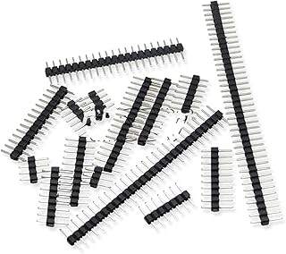 pin Header 10PCS 2.0mm Single Row Straight Male Pin Header 2mm 1x2/3/4/5/6/7/40 Strip Connector Socket 8P/10P/15P/40P(1x40P)