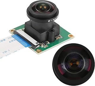Acouto 5MP High Definition Camera Module Board with 175° Wide Angle 3/2-2592x1944 Resolution, OV5647 Chip, Compact Design Enhanced Imaging Solutions