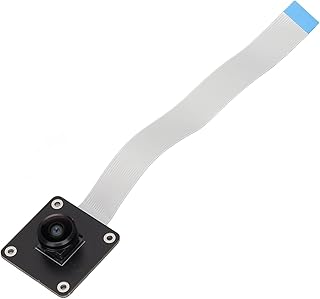 Camera Module High Definition 12.3MP Fisheye Lens Camera Module for RPi, Easy to Use for RPi 4B/3B+/3A+/3B/2BB+/A+, Durable PCB Material