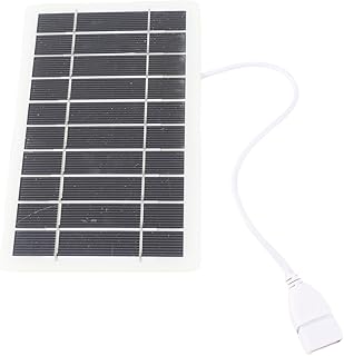 Mini Polycrystalline Silicon Solar Panels High Conversion Rate 2W 5V Portable USB Solar Panel Charger for Emergency, for Cell Phone Charging, Home Lighting