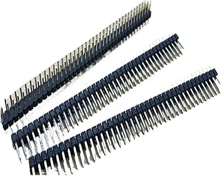 Pin Connector Assortment Kit, 5PCS 2.54MM spacing Male Double Row pin Header 2X40P Straight 80P