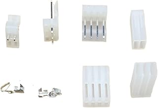 Pin Connector Assortment Kit, 25 Sets 2p 3p 4 pin CH 3.96mm Pitch Terminal Housing Pin Header Connector with Box