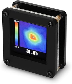 AMG8833 8×8 Infrared Thermal Imaging Camera Module for Industrial Temperature Sensing, USB-Powered, 7m Detection Range, ±2.5°C Accuracy, I²C Interface, 10 FPS, 38×36×17mm