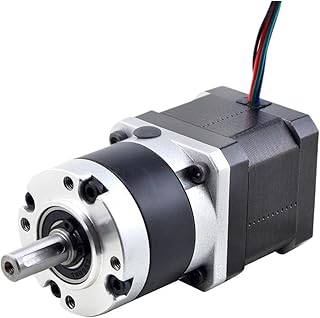 Stepper Motor Nema 17 Planetary Gearbox Ratio 5:1/10:1/50:1/100:1 Nema17 Geared Φ8mm Output Shaft(Ratio 10 to 1)