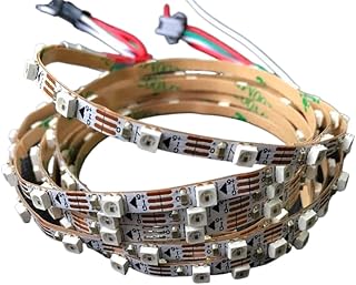 LED Pixel Strip Addressable 2m 60LEDs Per M DC5V WS2812B 3535 60pixels Per M White PCB Compatible with