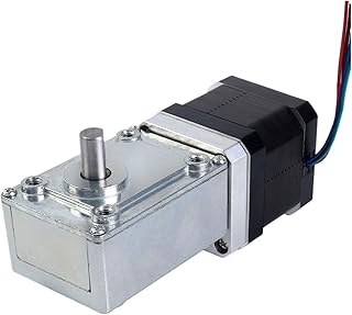 Stepper Motor Nema 17 Geared with Gear Ratio 40:1 Square Worm Geabox 2.1Nm 1.68A