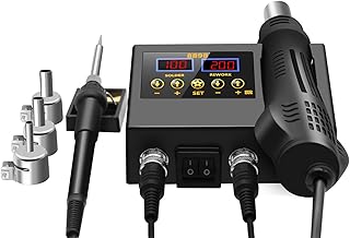 8898 2 in 1 Soldering Station Digital Display Hot Air Welding Rework for Cellphone Repair Solder Iron Tool Phone Heat Kits