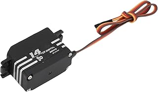 Digital Servo Motor, 14KG Torsion, 25T Metal Gear, High Speed and Accuracy, Low Noise, Lightweight Design, for RC Car Truck Crawler Boat Robot Helicopter, with Versatile