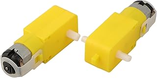 4WD Robot Car Chassis Kit with Speed Encoders ABS + Metal, Quad-Reduction DC Motors, 2-Pack