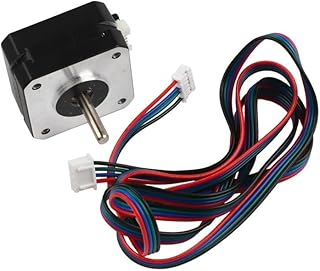 NEMA 17 Pancake Stepper Motor with 1A Rated Current, 17N·cm Torque, 42×42×23 mm Compact Design, for 3D Printer