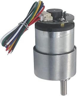 JGB37520 DC Gear Motor With Hall Encoder For Forward And Reverse Rotation Suitable For Two Wheeled Balancing Vehicles And Robots(12V76)