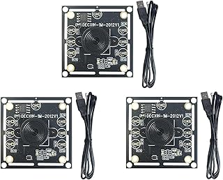 3PCS USB Camera Module OV9732 100Degree Lens 1MP 1280x720 Comprehensive Coverage for Face and License Plate Recognition License Plate Recognition