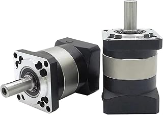 1pcs Planetary Gearbox Motor Reducer for Nema 17 23 34 Stepper Motor Speed Reducer for 40 60 80 90 110 130 180mm Flange Servo Motor(PLF120 19mm Input,Ratio 100 to 1)