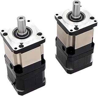 1pcs Motor Nema 17 Square Flange 42mm Planetary Reducer Stepping Motor Low Geared Stepper Motor with Gearbox(Reduction Ratio 5,Driver-UM242)