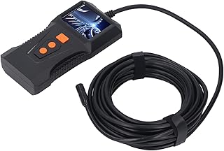AUNMAS Industrial Endoscope, 2in HD Screen Borescope Inspection Camera with 5m Cable 8mm Lens, 360 Rotatable Waterproof for Car Home Wall Maintenance