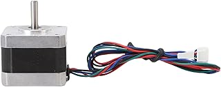Fafeicy 42 Stepper Motor, Nema 17 Aluminum Alloy Replacement for WEEDO TINA2S 3D Printer Z Axes, with 5mm Spindle Diameter, Low Power Consumption Stable Operation Minimal Noise