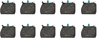 10PCS Single Contact Block Screw Clamp Terminal, Silver Alloy ZBE101/ZBE102 for Reliable Electrical Connections (ZBE-101)