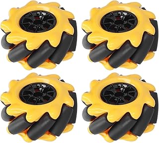 Smart Robot Car Wheels, Mecanum Wheel 48mm Omni - Directional Wheel for Advanced DIY Robot Components, Enabling Complex Mobility