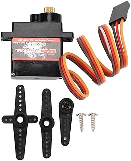 9G Servo Motor Kit Micro Servo for RC Robot Car Helicopter Airplane Controls Copper Gears with Fixed Wing